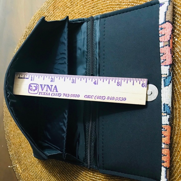 Tapestry Cotton Woven Clutch w/ 4 Owls 🦉 - Picture 3 of 4